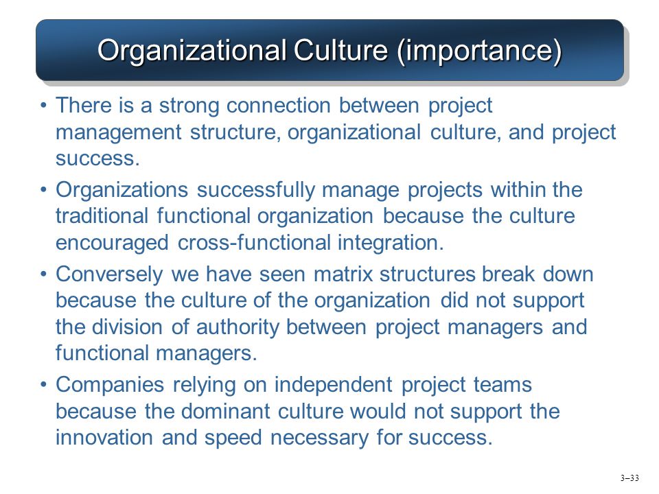 The Key Importance of Culture in Organizational Change
